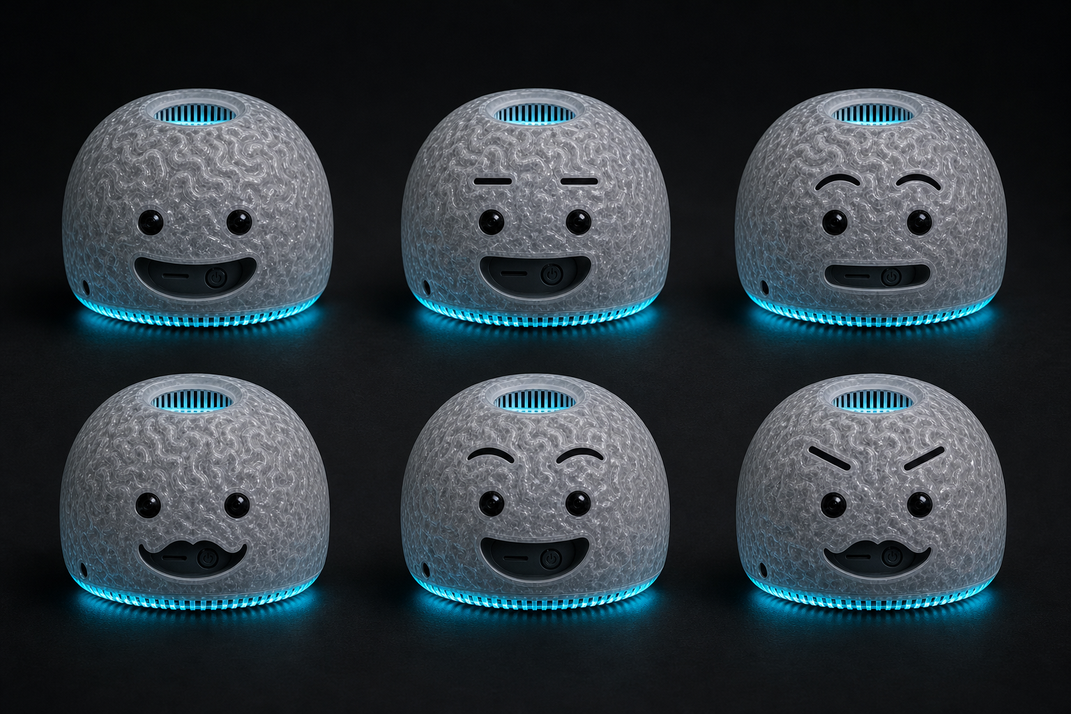 Six theBRAIN face varieties